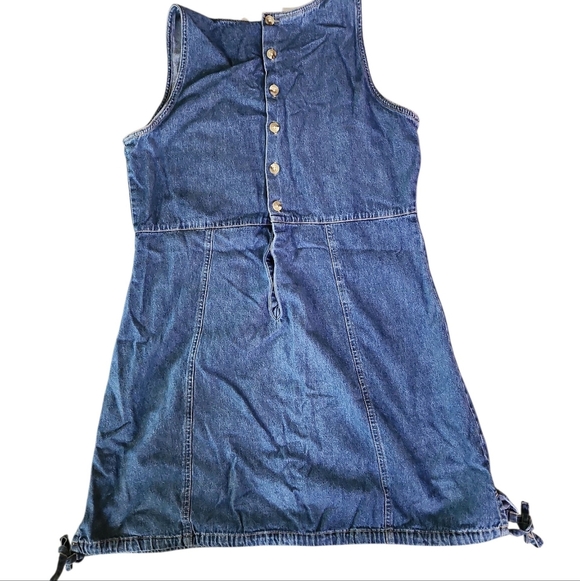 Disney Winnie, Eeyor, Tigger & Piglet Too Denim Dress with Embroidery Vintage - Picture 3 of 4